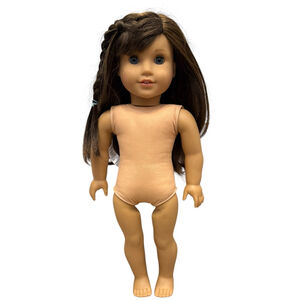 American Girl Grace Thomas Doll 18” 2015 Girl of the Year Retired Brunette Blue